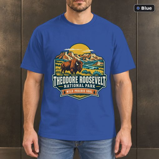 Theodore Roosevelt National Park Vintage T-Shirt Design 2