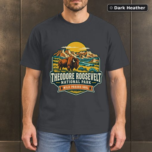 Theodore Roosevelt National Park Vintage T-Shirt Design 3