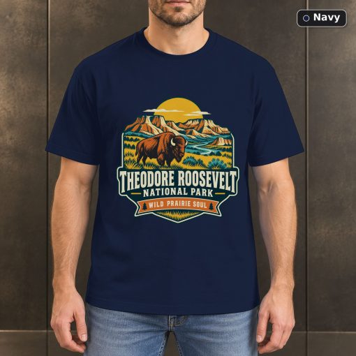 Theodore Roosevelt National Park Vintage T-Shirt Design 4