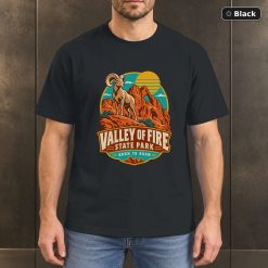 Valley of Fire Nevada Vintage T-Shirt Design