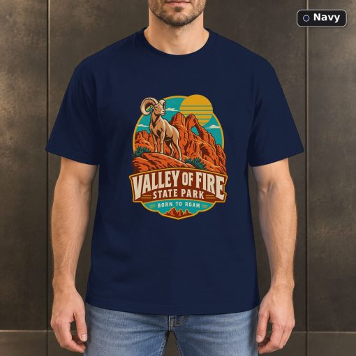 Valley of Fire Nevada Vintage T-Shirt Design 4