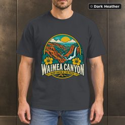 Waimea Canyon Hawaii Retro T-Shirt Design 6
