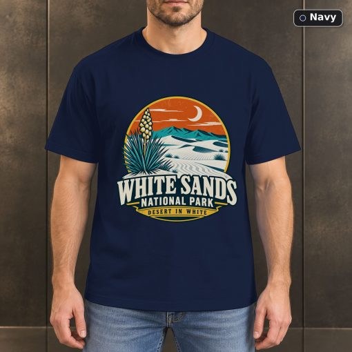 White Sands National Park Retro T-Shirt Design 4
