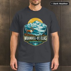 Wrangell St Elias Alaska Vintage T-Shirt Design 6