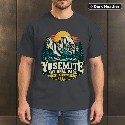 Yosemite National Park Vintage Nature T-Shirt Design 3