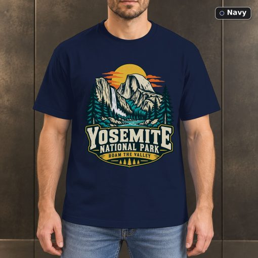 Yosemite National Park Vintage Nature T-Shirt Design 4