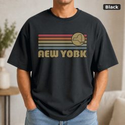New York Retro Sunset State T-Shirt Design New York Retro Sunset State T-Shirt Design