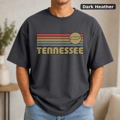 Tennessee Retro Sunset State T-Shirt Design 6