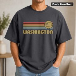 Washington Retro Sunset State T-Shirt Design 6