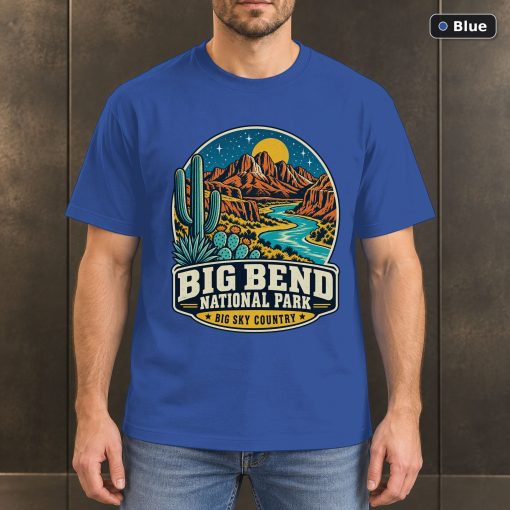 Big Bend National Park Texas Retro T-Shirt Design 2