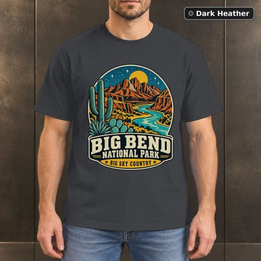 Big Bend National Park Texas Retro T-Shirt Design 3