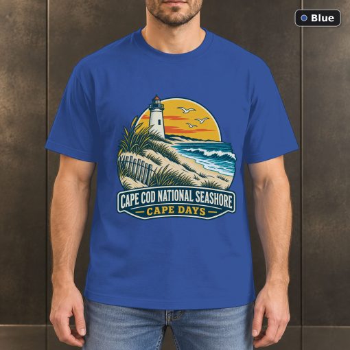 Cape Cod National Seashore Retro T-Shirt Design 2