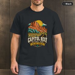 Capitol Reef National Park Retro T-Shirt Design Capitol Reef National Park Retro T-Shirt Design
