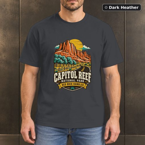 Capitol Reef National Park Retro T-Shirt Design 3