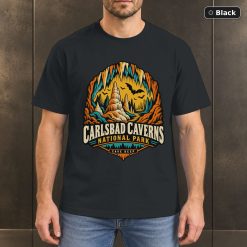 Carlsbad Caverns National Park Vintage T-Shirt Design Carlsbad Caverns National Park Vintage T-Shirt Design