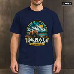 Denali National Park Alaska Vintage T-Shirt Design 7