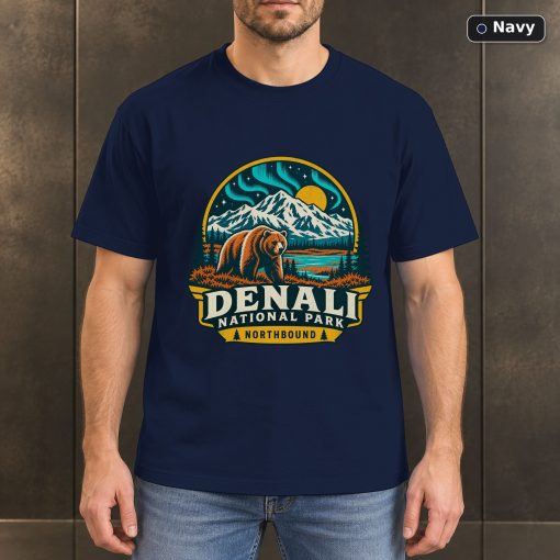 Denali National Park Alaska Vintage T-Shirt Design 4