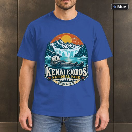 Kenai Fjords Alaska Vintage T-Shirt Design 2