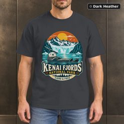 Kenai Fjords Alaska Vintage T-Shirt Design 6