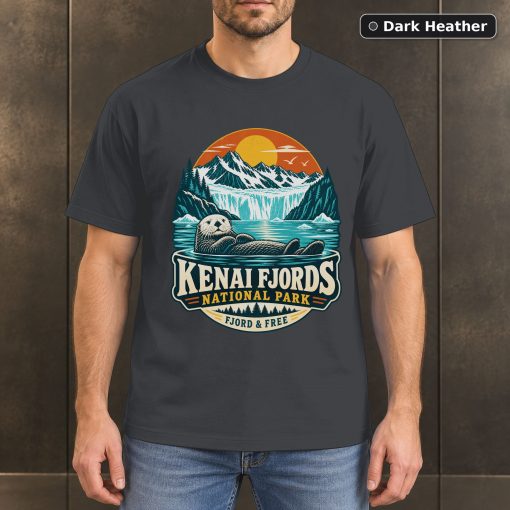 Kenai Fjords Alaska Vintage T-Shirt Design 3