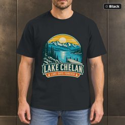 Lake Chelan Washington Retro T-Shirt Design Lake Chelan Washington Retro T-Shirt Design