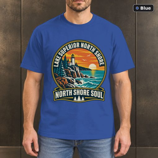 Lake Superior North Shore Vintage T-Shirt Design 2