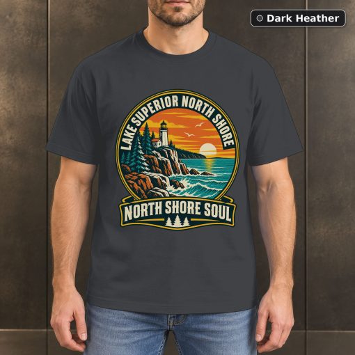 Lake Superior North Shore Vintage T-Shirt Design 3