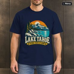 Lake Tahoe Vintage Mountain T-Shirt Design 7