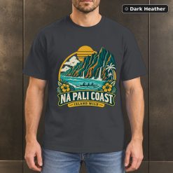Na Pali Coast Hawaii Vintage T-Shirt Design 6