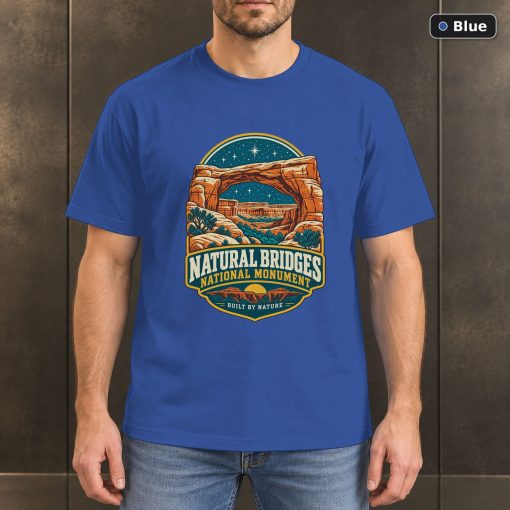 Natural Bridges Utah Retro T-Shirt Design 2