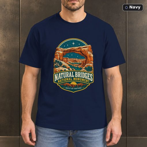 Natural Bridges Utah Retro T-Shirt Design 4