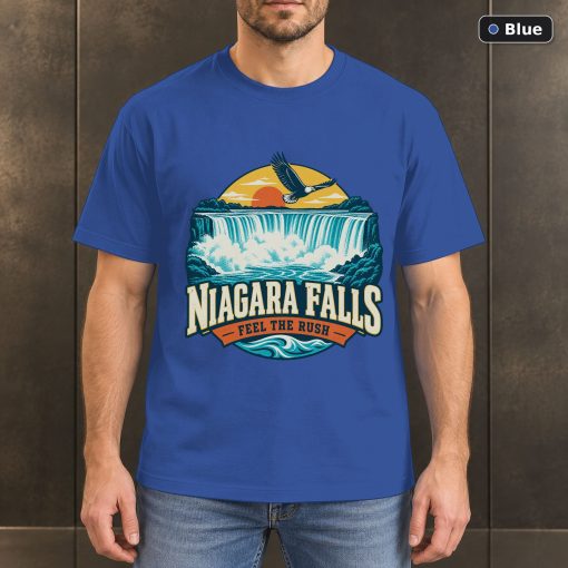 Niagara Falls New York Retro T-Shirt Design 2