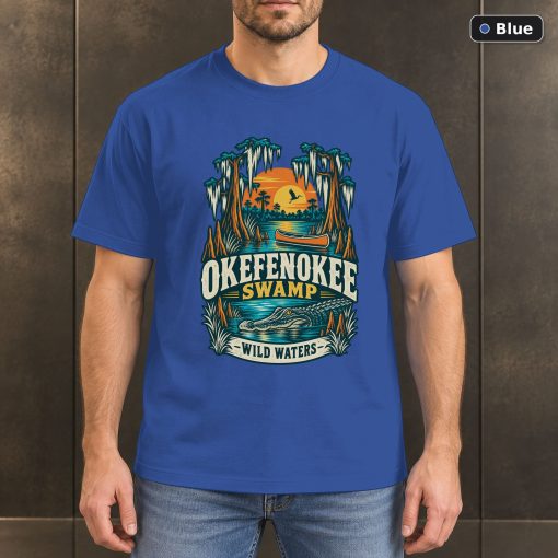 Okefenokee Swamp Georgia Vintage T-Shirt Design 2