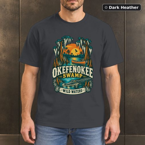 Okefenokee Swamp Georgia Vintage T-Shirt Design 3