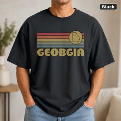Georgia Retro Sunset State T-Shirt Design Georgia Retro Sunset State T-Shirt Design