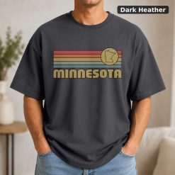 Minnesota Retro Sunset State T-Shirt Design 6