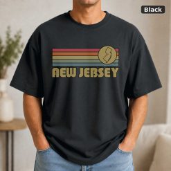 New Jersey Retro Sunset State T-Shirt Design New Jersey Retro Sunset State T-Shirt Design