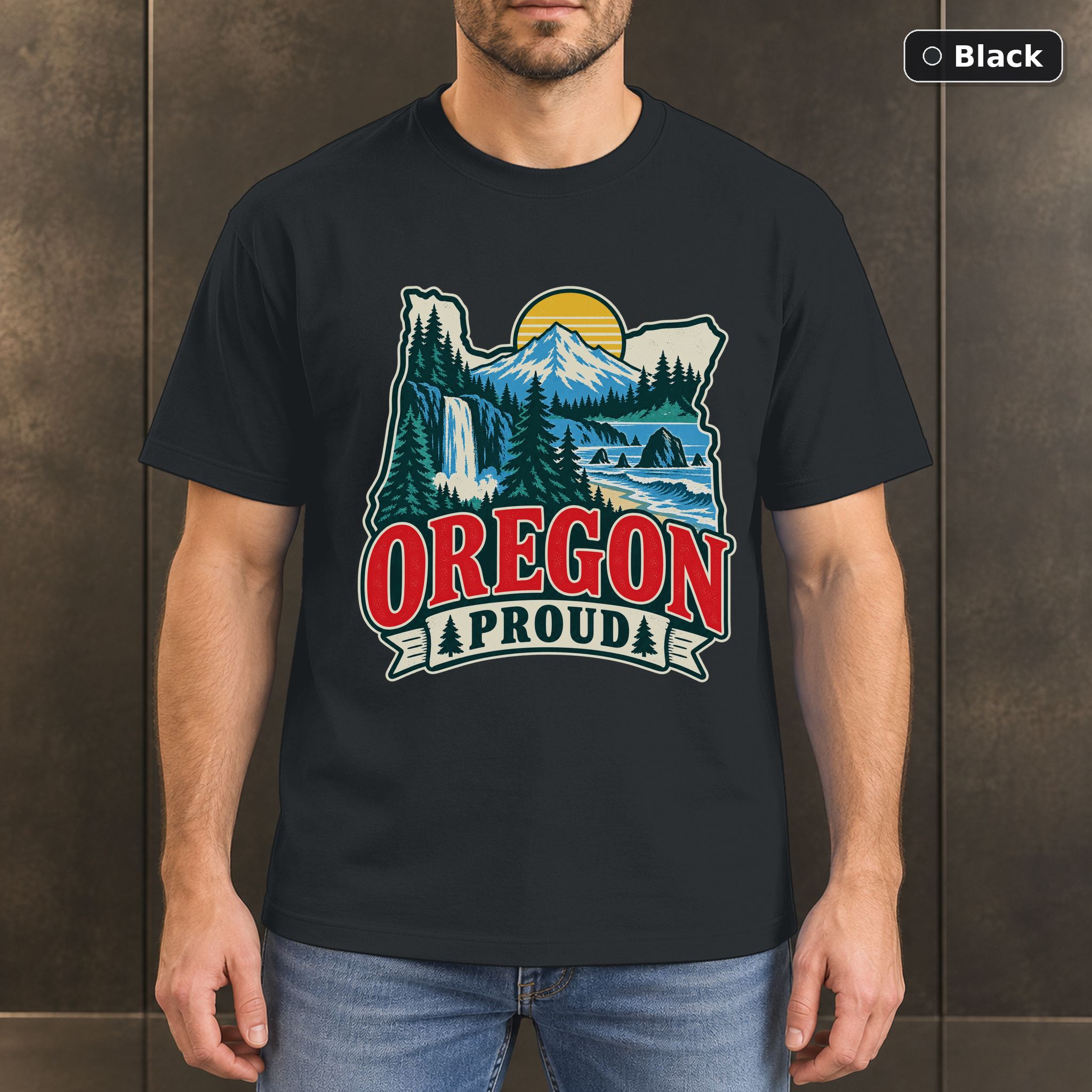 Oregon Proud Shirt, Vintage Oregon State Pride T-Shirt Oregon Proud Shirt, Vintage Oregon State Pride T-Shirt