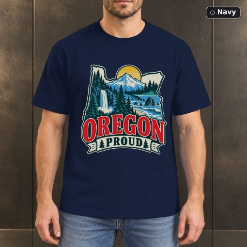Oregon Proud Shirt, Vintage Oregon State Pride T-Shirt 4