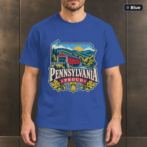 Pennsylvania Proud Shirt, Vintage Pennsylvania State Pride T-Shirt 2