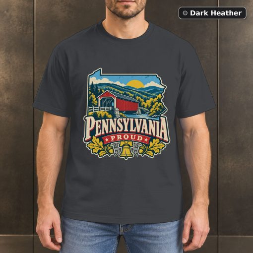 Pennsylvania Proud Shirt, Vintage Pennsylvania State Pride T-Shirt 3