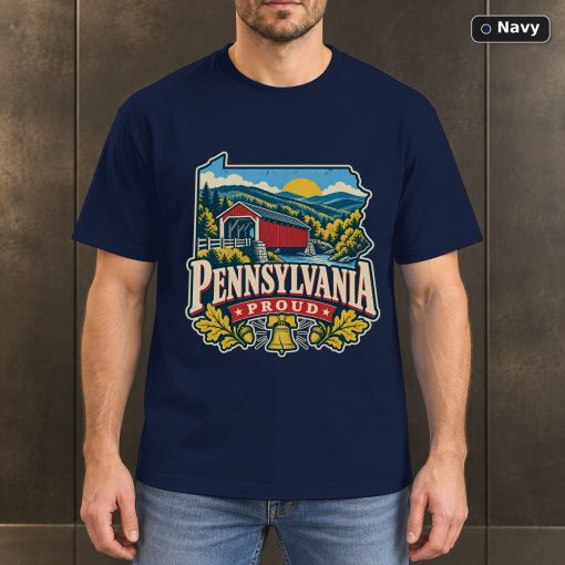 Pennsylvania Proud Shirt, Vintage Pennsylvania State Pride T-Shirt 4
