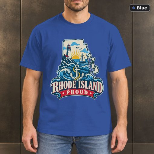 Rhode Island Proud Shirt, Vintage Rhode Island State Pride T-Shirt 2