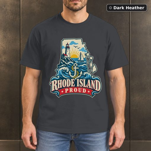 Rhode Island Proud Shirt, Vintage Rhode Island State Pride T-Shirt 3