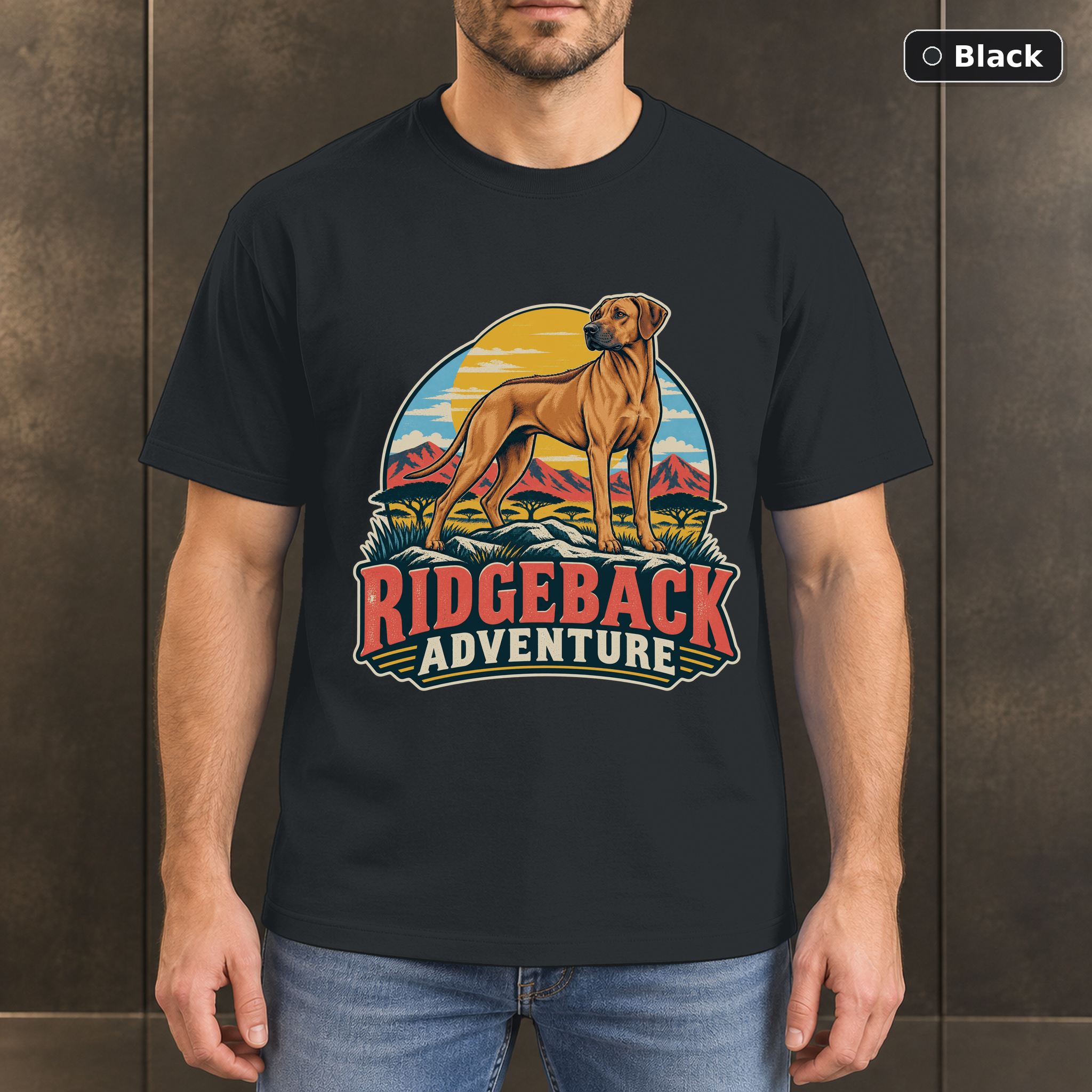 Ridgeback Adventure Shirt, Vintage Rhodesian Ridgeback Dog Lover T-Shirt Ridgeback Adventure Shirt, Vintage Rhodesian Ridgeback Dog Lover T-Shirt