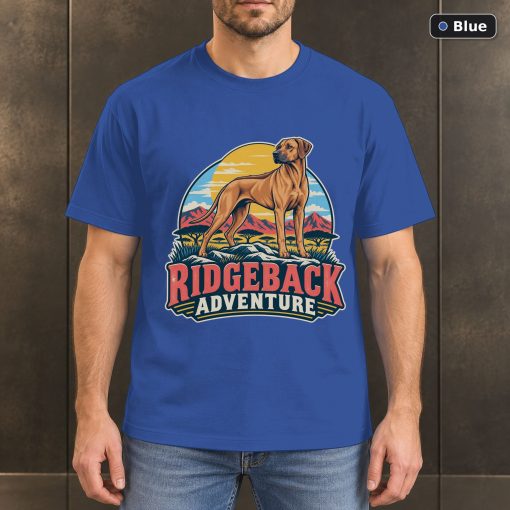 Ridgeback Adventure Shirt, Vintage Rhodesian Ridgeback Dog Lover T-Shirt 2