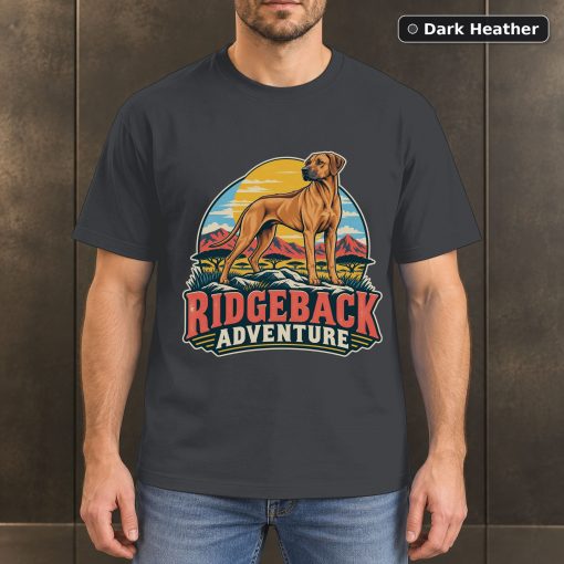 Ridgeback Adventure Shirt, Vintage Rhodesian Ridgeback Dog Lover T-Shirt 3