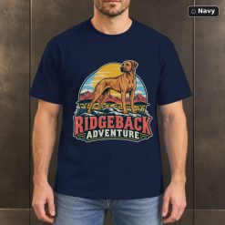 Ridgeback Adventure Shirt, Vintage Rhodesian Ridgeback Dog Lover T-Shirt 7