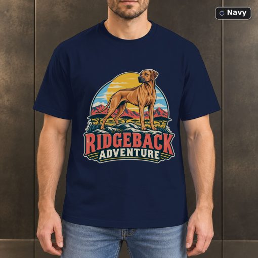 Ridgeback Adventure Shirt, Vintage Rhodesian Ridgeback Dog Lover T-Shirt 4