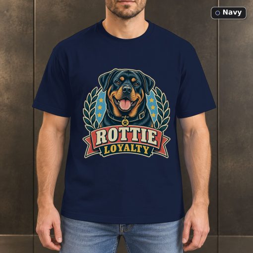 Rottie Loyalty Shirt, Vintage Rottweiler Dog Lover T-Shirt 4